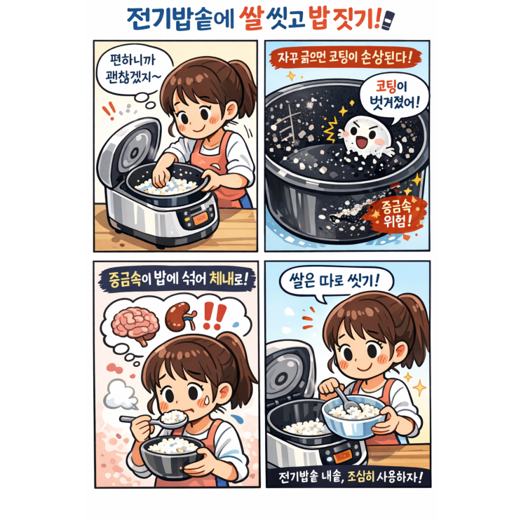   전기밥솥, 이렇게 쓰면 밥이 ‘독’이 될 수도 있어요