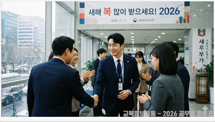  2026 일반직 공무원 호봉표 (인상율 반영) : 공무원 봉급표 확인법과 인상 포인트