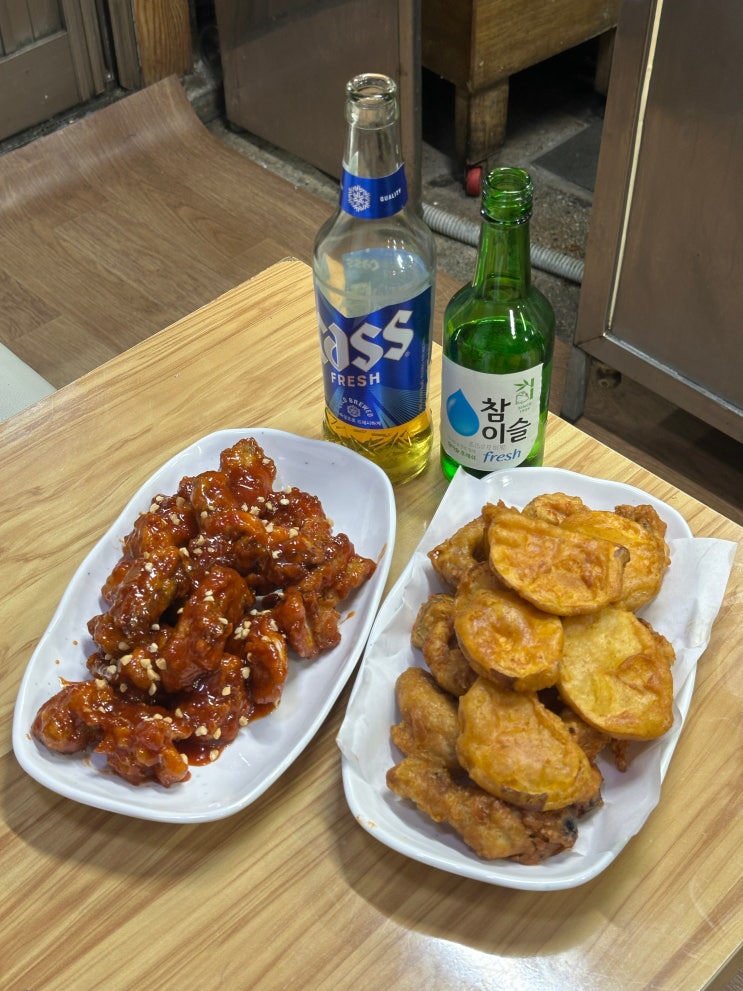  부산진역 노포술집 꼬꼬마당 옛날치킨 맛집