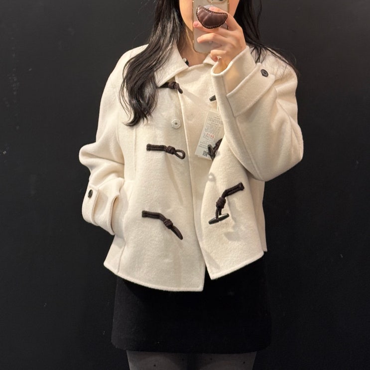  어몽 키작녀 하프 숏코트 추천 겨울 데일리룩과 하객룩을 한 번에