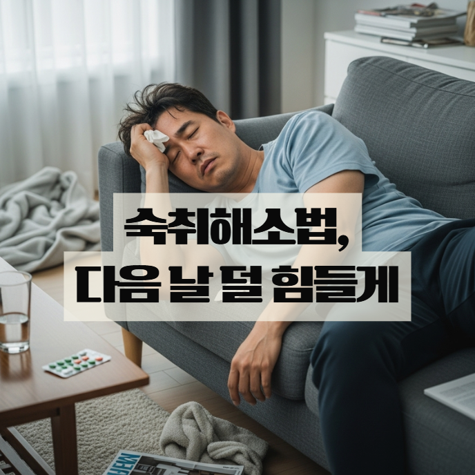  숙취해소법, 다음 날 덜 힘들게 보내는 방법 정리