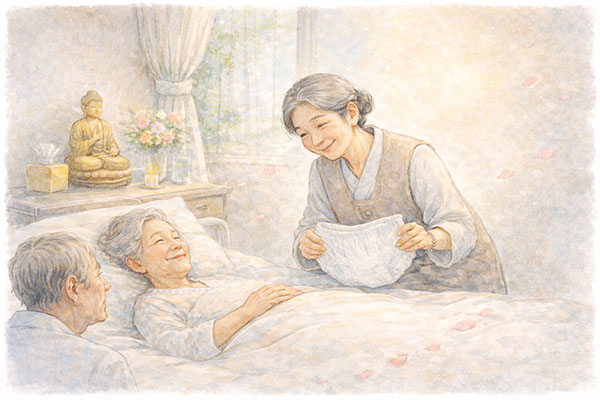 요양원이 도량, 기저귀 가는 일이 수행, 어르신들이 부처님입니다