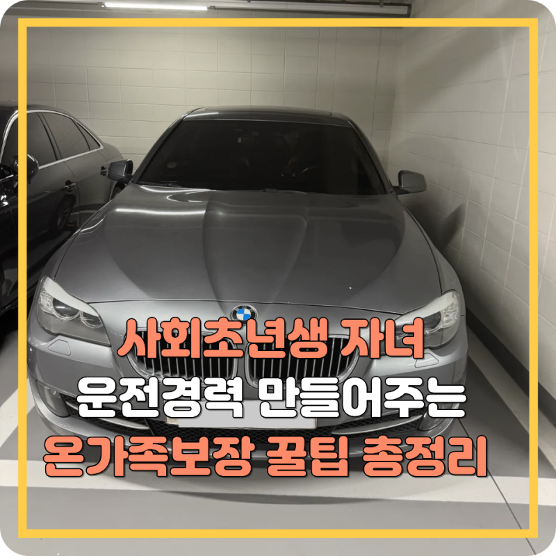 사회초년생 자녀 운전경력 만들어주는 온가족보장 꿀팁 총정리- 삼성화재 다이렉트 자동차 ....
