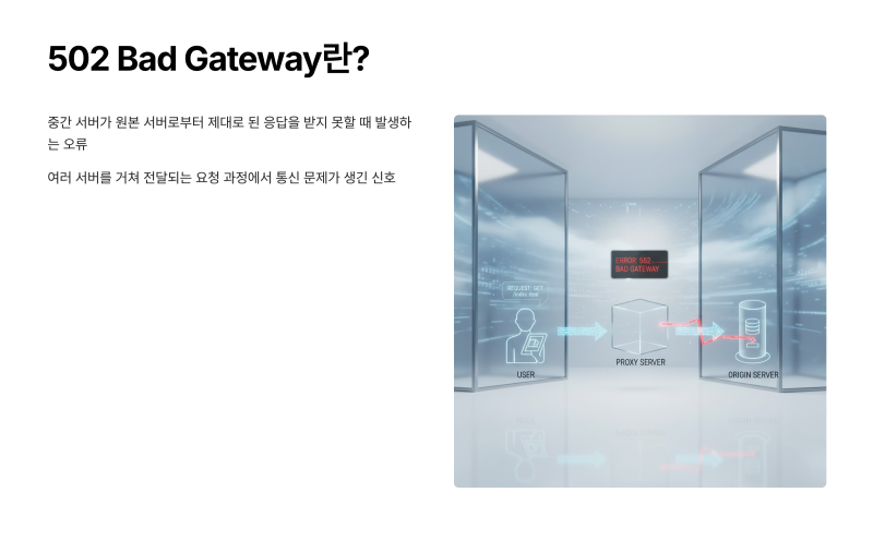 502 bad gateway 오류 원인과 해결방법 쉽게 이해하는 완전 정리 가이드 : 네이버 블로그