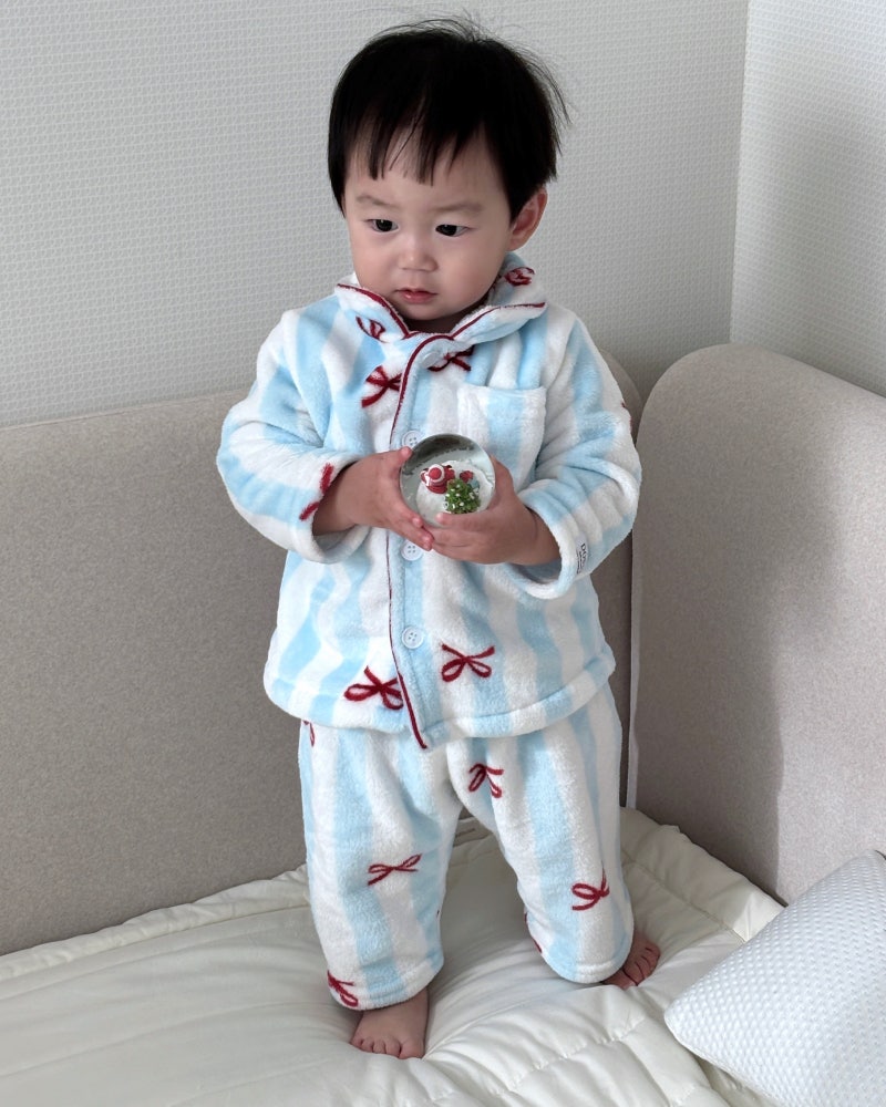 도씨 키즈 잠옷 아기 파자마 너무 따숩고 예쁘네요