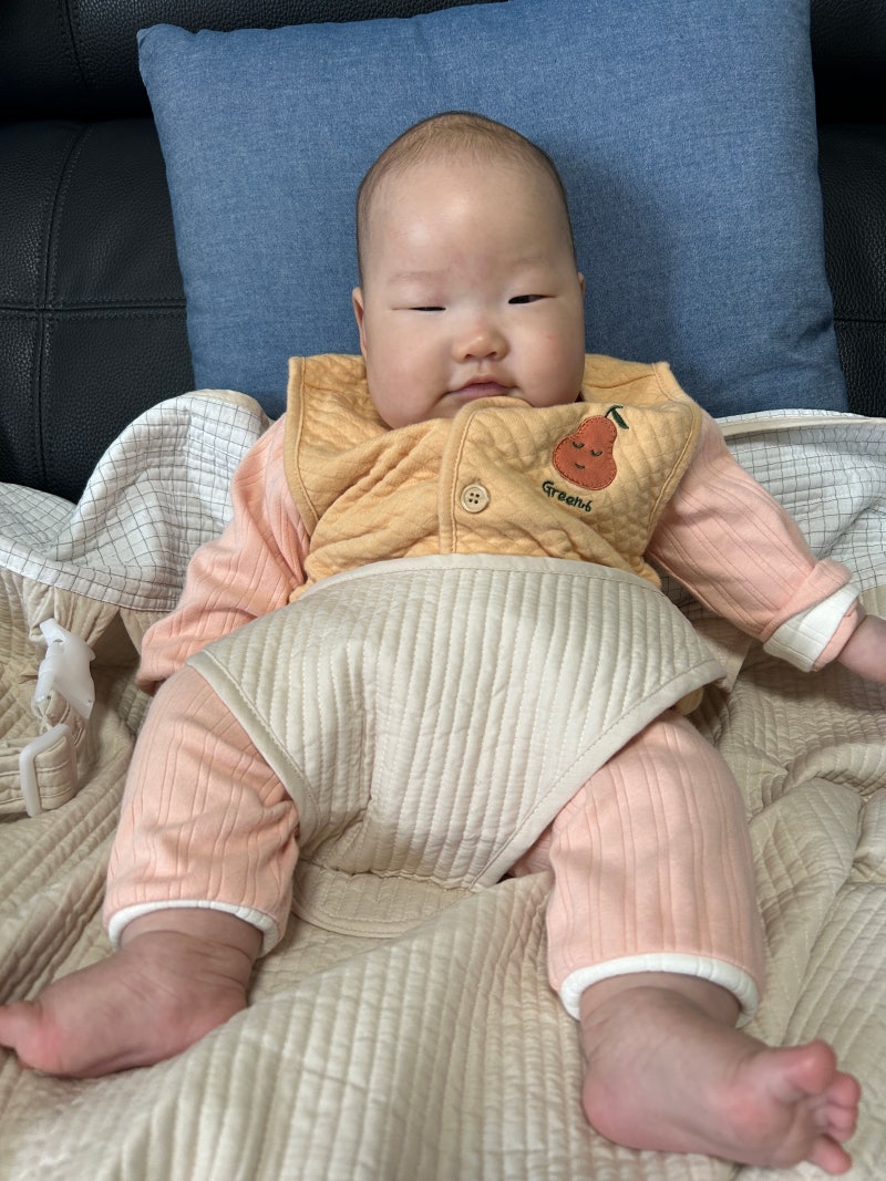 아가방 포대기 매는 법 | 3개월 아기, 집에서 혼자 매본 방법