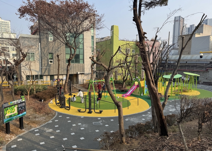 미추홀구, 석바위시장 내 두리어린이공원 환경개선 사업 완료