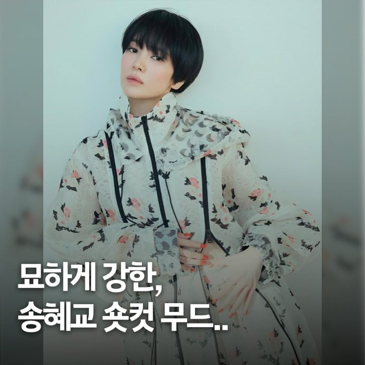  이질감 제로.. 송혜교 2026 SS 펜디 숏컷, 유독 잘 어울린 이유