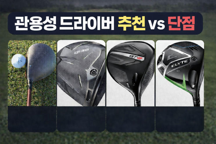  테일러메이드·타이틀리스트·핑·캘러웨이 브랜드별 관용성 드라이버 추천