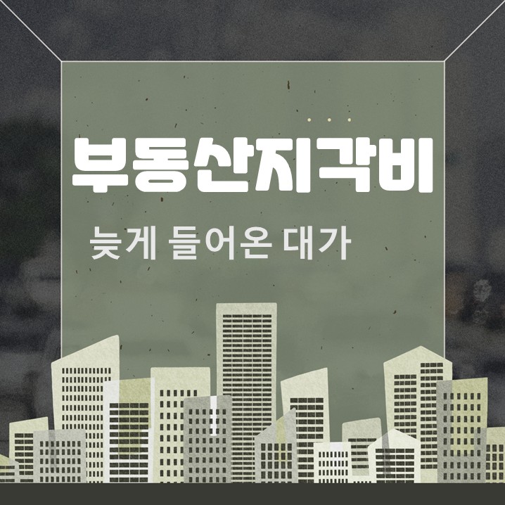  부동산 지각비 시장에 늦게 들어온 대가