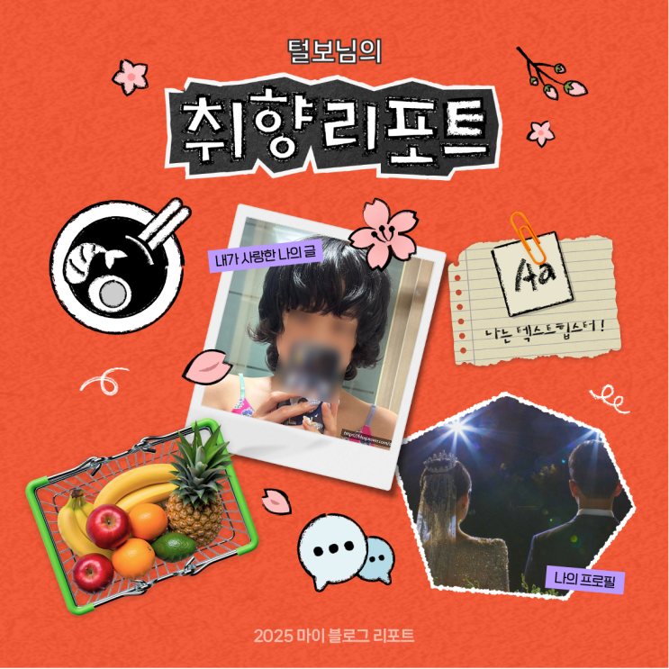 [2025 마이 블로그 리포트] 데이터로 채워보는 내 블로그 취향 리포트