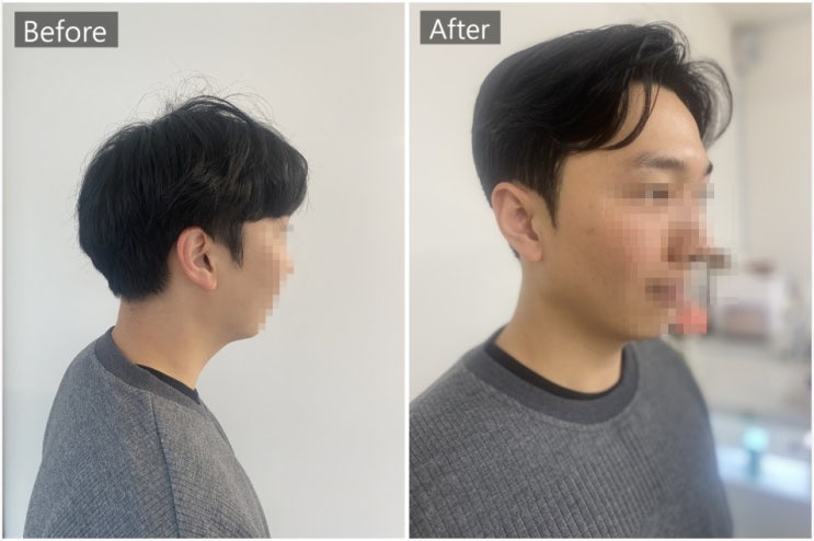  귀여움에 남성미를 불어넣은 30대 남자 고객