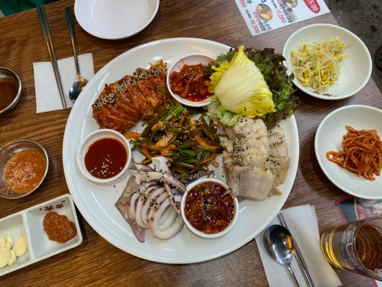  파주 운정 산내마을 맛집 양은이네 보쌈 냉면 세트