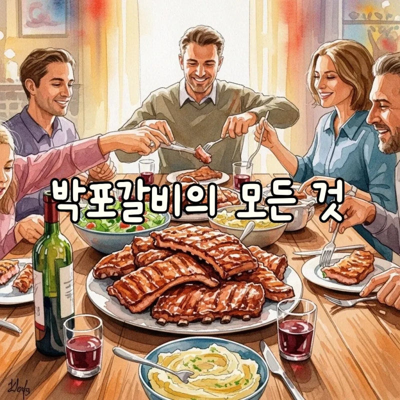 박포갈비 뜻과 맛집, 집에서 즐기는 비법까지!