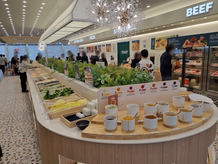  샤브올데이서울오금점 재방문 후기 오금동맛집 송파샤브샤브 무제한뷔페