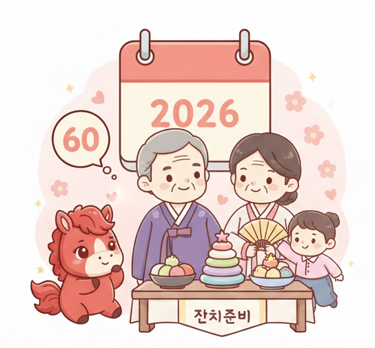 2026년 환갑 칠순 팔순 나이 년도 무슨띠 잔치준비