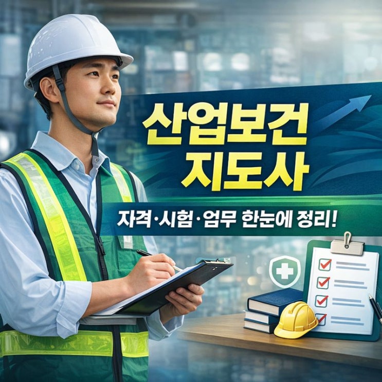  산업보건지도사란? 자격 요건부터 하는 일까지 한눈에 정리