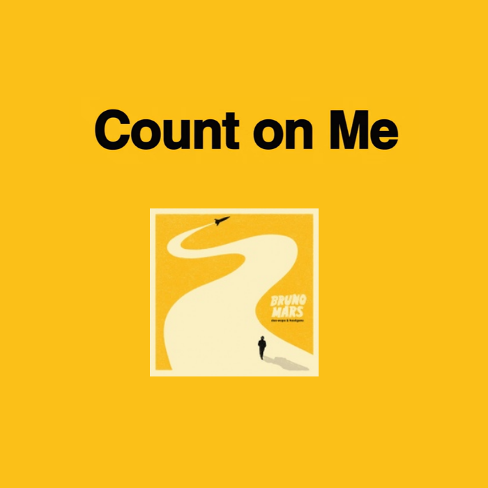 브루노마스 노래 Count on me (원곡) 가사 뜻 번역 코드 발음 노래방