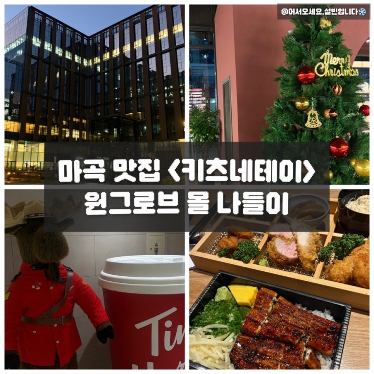  마곡역 일식 맛집 키츠네테이, 카페 공명, 원그로브 몰 나들이