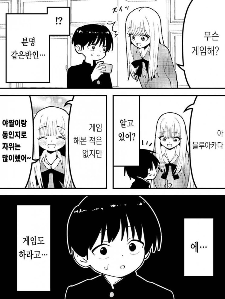  블루아카 포함 오덕 겜들 특.Manhwa