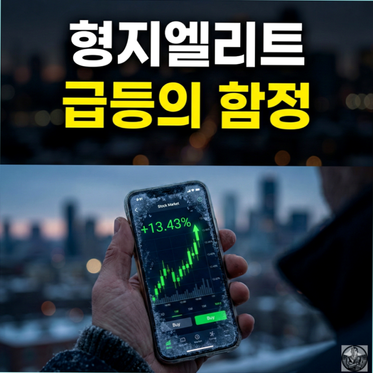  형지엘리트 주가 급등, 외국인 60만 주 투매 속 개미들의 도박