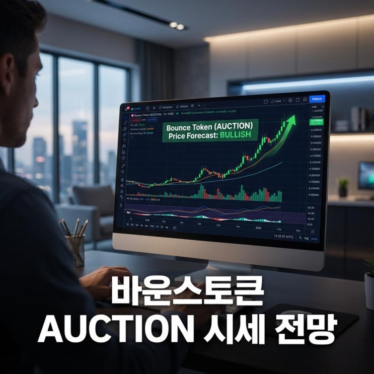  바운스토큰 AUCTION 시세 전망 20% 급등 이유! 비트코인 런치패드 호재와 RWA 분석 (업비트)