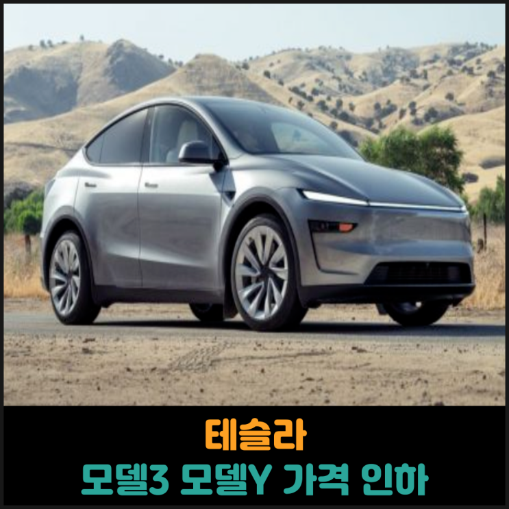  테슬라 모델3, 모델Y 가격 인하