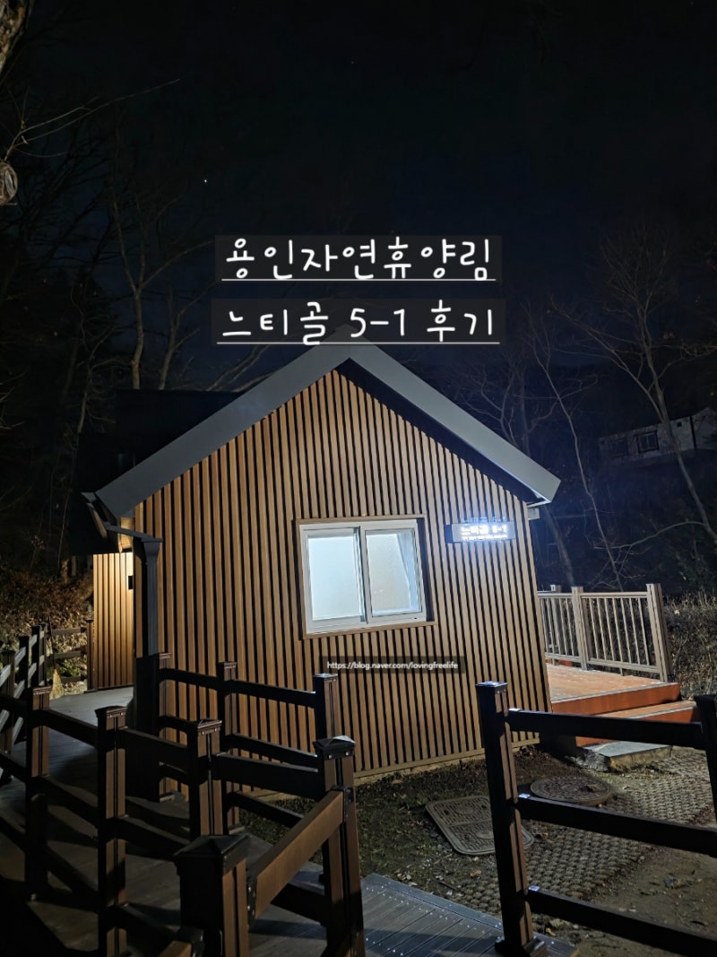 용인자연휴양림 느티골 5-1 | 후기, 준비물, 바베큐