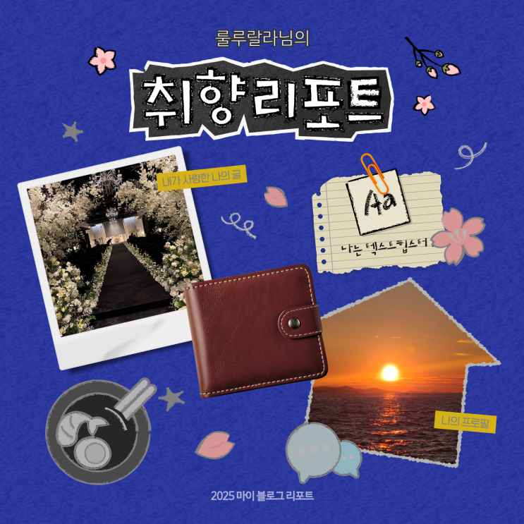  [2025 마이 블로그 리포트] 데이터로 채워보는 내 블로그 취향 리포트
