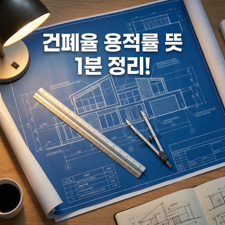  건폐율 용적률 뜻 1분 정리! 땅 크기 대비 건물 넓이와 높이의 차이 (부동산 상식)