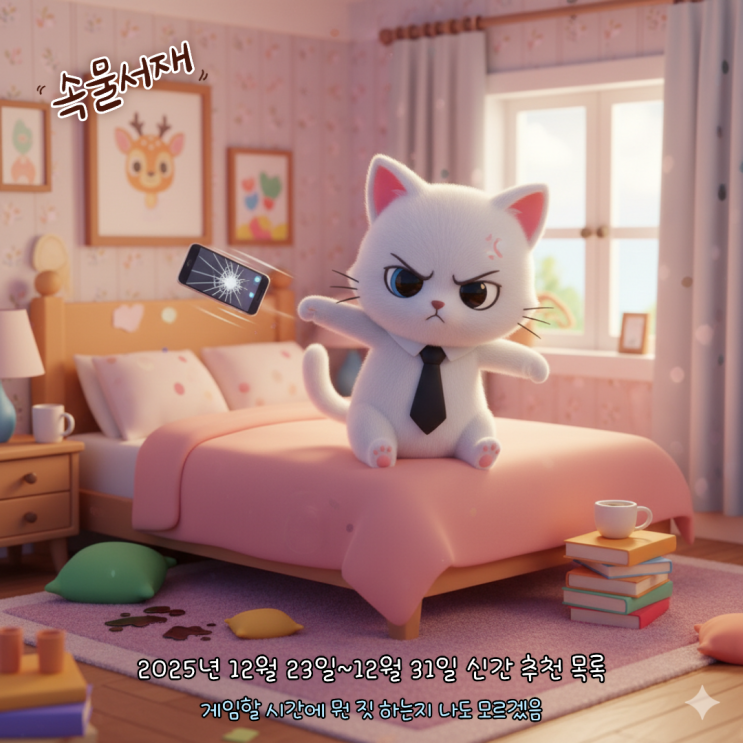  2025년 12월 5째주 신간 목록(feat. 제미나이)