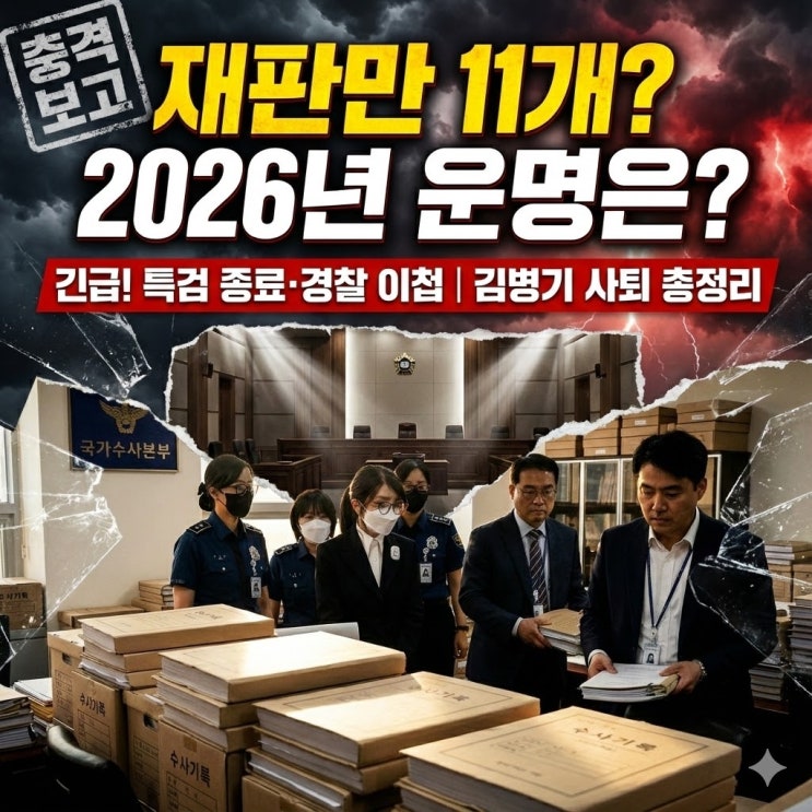  2025년 마지막 뉴스 정리: 김건희 특검 경찰 이관 및 윤석열·김병기 재판 현황 총정리