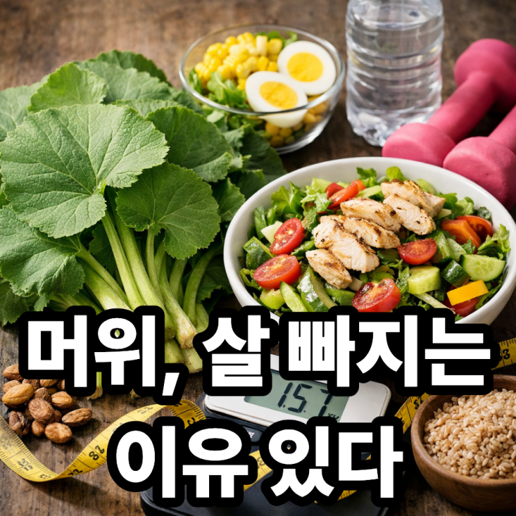  머위와 다이어트, 칼로리와 포만감 분석