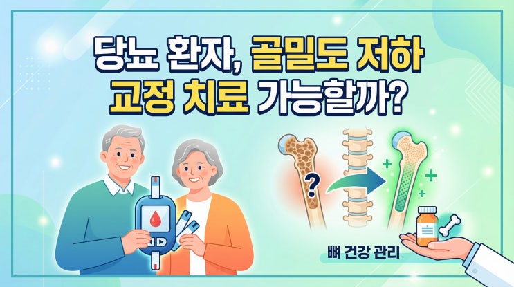 골밀도 저하, 당뇨환자도 안전한 교정치료를 받기 위해서는, 전신질환 교정치료 치료 가이드!