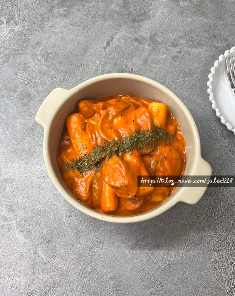 로제 떡볶이 황금 레시피 시판 토마토소스로 로제 소스 만들기