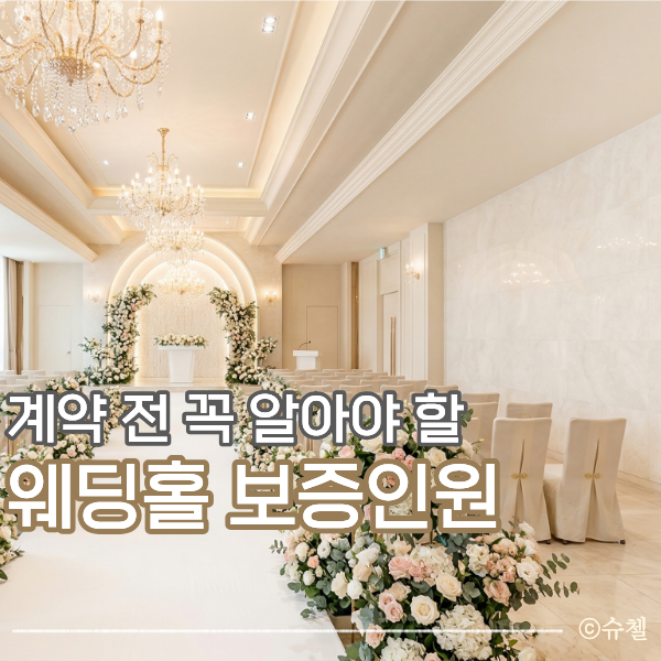  웨딩홀 보증인원 뜻과 예상 하객 수 차이, 계약 전 꼭 알아야 할 개념 정리