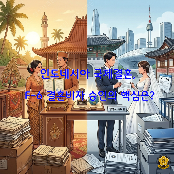  인도네시아 국제결혼, F-6 비자 승인의 핵심은? 출입국 20년 경력 베테랑의 특급 노하우
