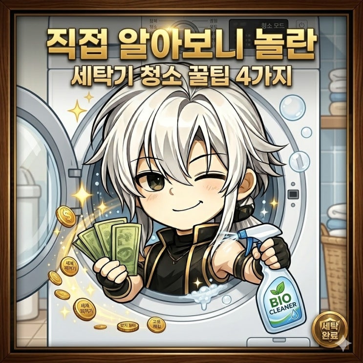  세탁기 청소 방법, 업체 부르기 전 직접 알아보니 놓쳤던 게 많네요