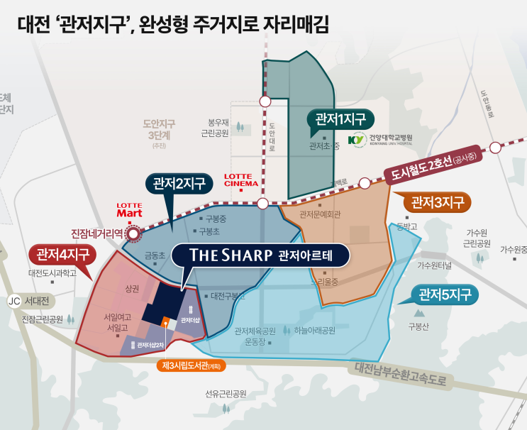  30년 축적된 계획도시 대전 ‘관저지구’