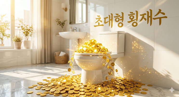  똥 싸는 꿈 해몽, 변기가 넘치도록 황금똥을 쌌다면 당장 로또방으로 뛰어가십시오 (초대형 횡재수)