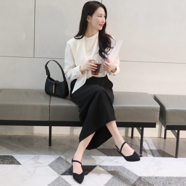 100켤레 신어보고 정착한, 직장인 출근룩 편한구두 비바이아 슬링백 힐 VIVAIA SYLVAN 이거네