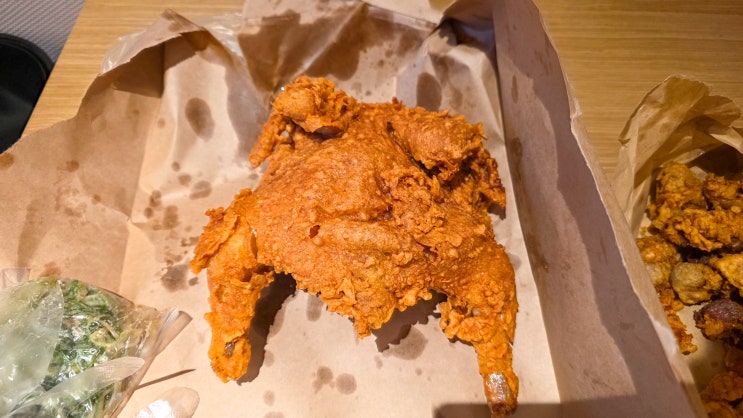  부여 여행 맛집 시골통닭 포장 후기, 입 짧은 쌍둥이들이 흡입한 인생 파닭