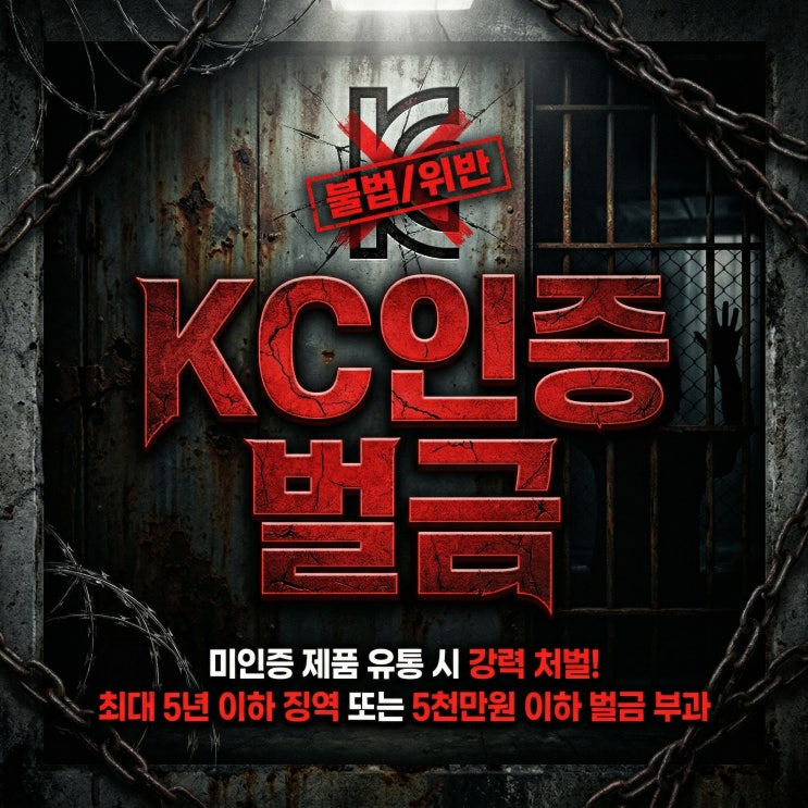  KC인증 없이 판매했다가 연락 온 순간, 이미 늦었습니다.