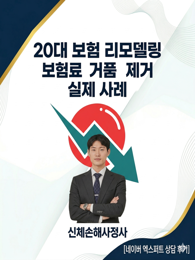  20대 보험 리모델링, 신체손해사정사가 분석한 보험료 거품 제거 실제 사례