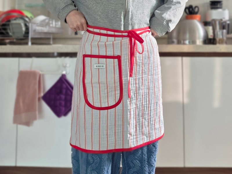 핸드메이드 주방 허리앞치마 리르제 후기
