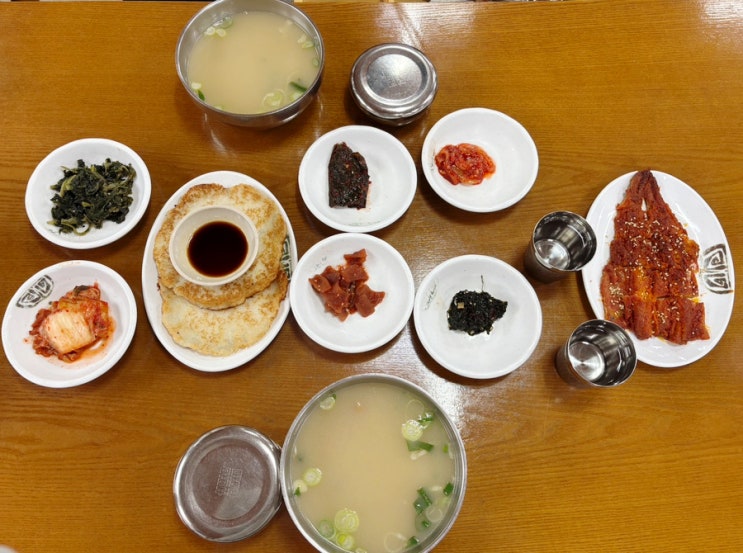  인제 진부령 황태 원조 맛집, 용바위식당 가족 아침식사 추천