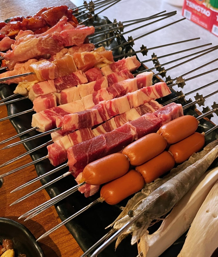  대학로 양꼬치 무한리필 신선한 고기가 맛있는 우정양꼬치