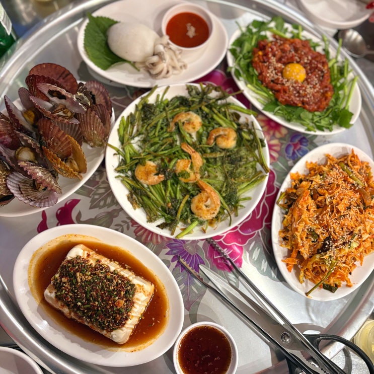  진주 칠암동 맛집 왕눈이실내포차 봄 제철한상 안주에 취하는 곳