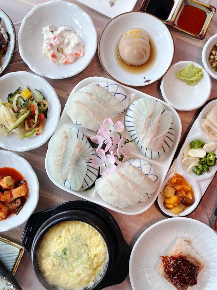  구미송정동맛집 가성비 점심특선 스끼 가득 나오는 복개천 산호횟집 회정식