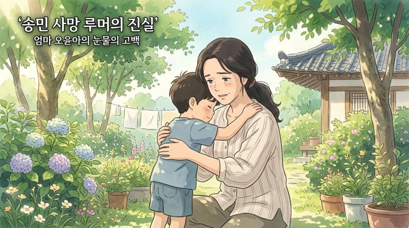 [Oh Yoon-ah and Song Min Death] The Truth Behind the Autism Complication Rumors: The Great Choice Single Mom Oh Yoon-ah Made for Her Son